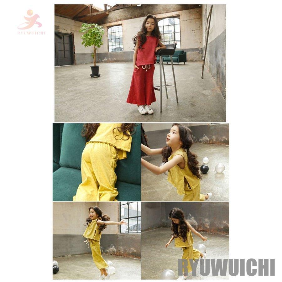 【専用】子ども服 まとめ売り 子供服 女の子 夏服 セットアップ キッズ 無地 ノースリーブ ワイド