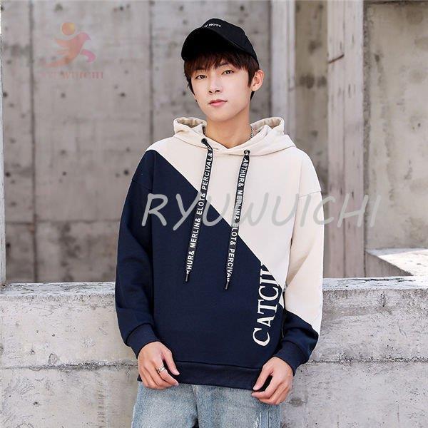 国内正規総代理店アイテム パーカー 秋物 メンズ トレーナー 長袖 服 秋 ミックスカラー スウェット トレーナー メンズ 秋服 メンズ おしゃれ フード付き シンプル アウター パーカー サイズ L Www Sohojapanesedining Com