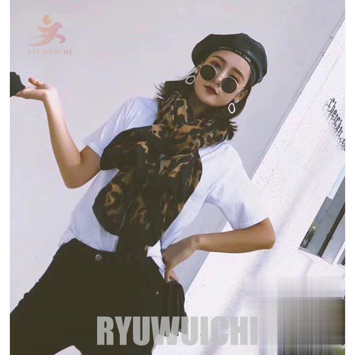 H619 美品 イヴサンローラン レオパード 大判 ストール レディース H619 美品 イヴサンローラン レオパード 大判 ストール