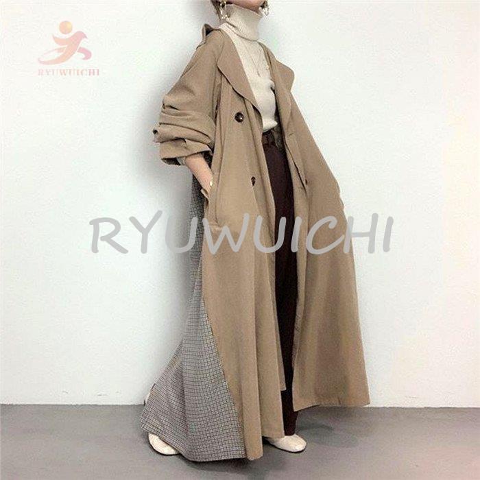 ロングコート トレンチコート スプリングコート レディース コート 春 切り替え 異素材 バックオシャレ 大きいサイズ チェスターコート オシャレ 人気の