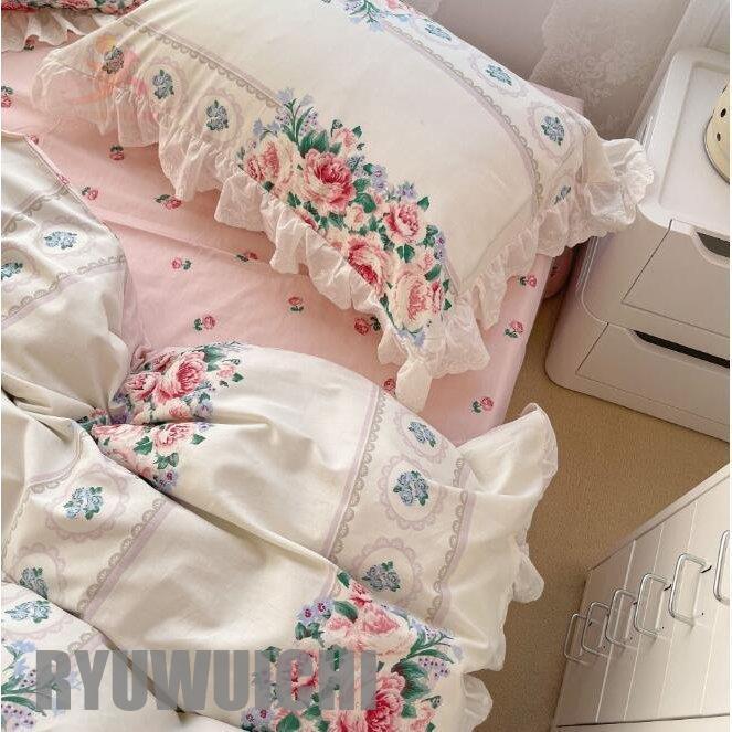 掛け布団カバー 姫系 新生活 可愛い 布団カバーセット 3点セット 寝具  