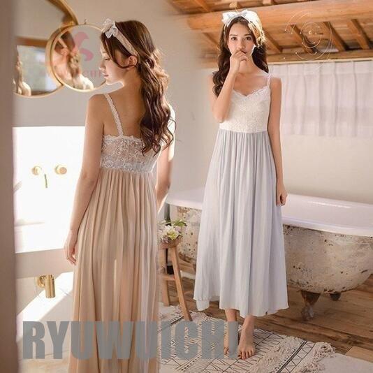 メール便なら送料無料 キャミソールワンピース ネグリジェ Vネック 姫系 レディース レース 可愛い マキシ丈 ワンピース 部屋着 夏 女性 寝巻き 寝間着 ルームウェア 上品 おしゃれ 輝く高品質な Turningheadskennel Com