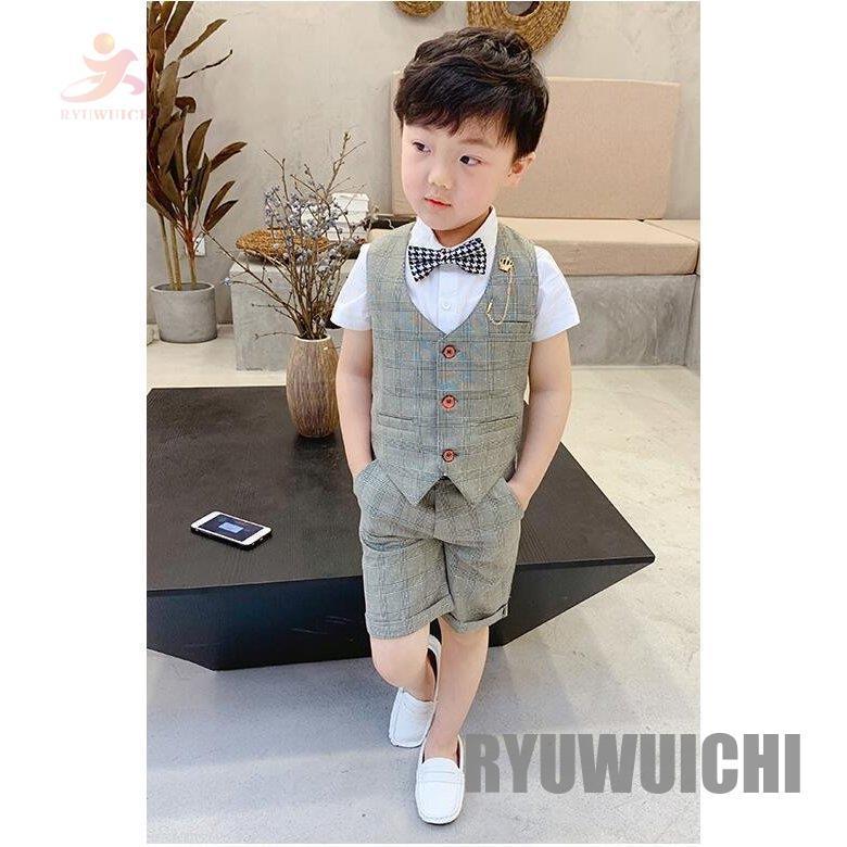 超ポイントアップ祭 90 140 子供 お洒落 パンツ ベスト 2点セット 男の子 チェック柄 フォーマル 子供服 結婚式 発表会 パンツ 入学式 キッズ ベビー服 パンツ フォーマル 男の子 春秋 2色入 上下セット ベスト ズボン 子ども服 Oyostate Gov Ng