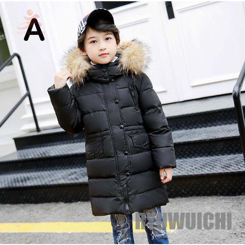 代引き人気 ダウンジャケット 冬着 子供 ダウンコート 子供コート 子供服 ロングコート 子供用ダウンコート フード付き カジュアルコート 男の子 キッズ フェイクファー ジャケット ブルゾン サイズ 100