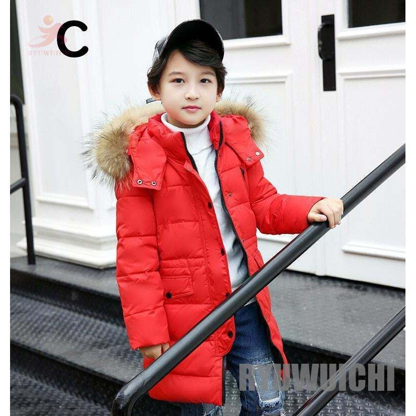 代引き人気 ダウンジャケット 冬着 子供 ダウンコート 子供コート 子供服 ロングコート 子供用ダウンコート フード付き カジュアルコート 男の子 キッズ フェイクファー ジャケット ブルゾン サイズ 100