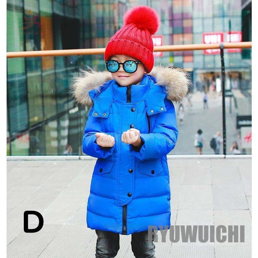 代引き人気 ダウンジャケット 冬着 子供 ダウンコート 子供コート 子供服 ロングコート 子供用ダウンコート フード付き カジュアルコート 男の子 キッズ フェイクファー ジャケット ブルゾン サイズ 100