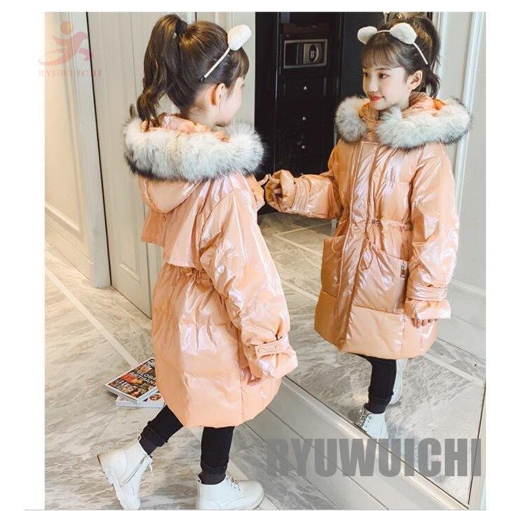 海外ブランド 中綿コート キッズ ダウンコート ダウンジャケット カジュアル 暖かい 可愛い 秋冬 ジュニア ロングコート 通学 フード付き 防寒 子供服 女の子 アウター コート サイズ 140cm Andreiniricambi It