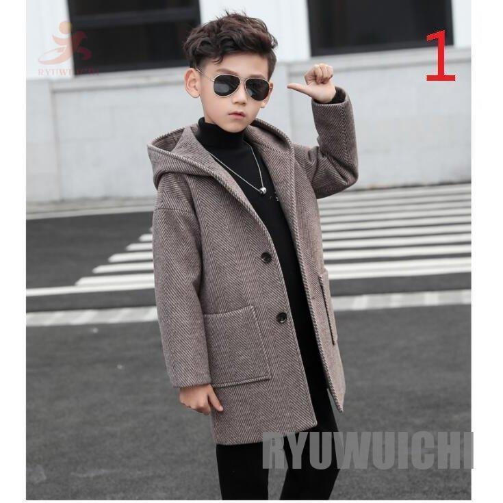 型落ちのため値下げ チェスターコート キッズ 秋冬 男の子 ラシャコート アウター おしゃれ ジャケット 厚手 防寒コート Pコート カジュアル ジュニア服 子供服 魅力的な ベビー キッズ マタニティ 子ども服 シューズ Bnh360 In