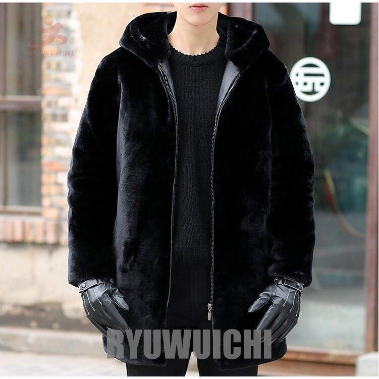 本物新品保証 ファーコート 防寒毛皮コート メンズコート メンズファッション かっこいい 暖かい おしゃれ アウター ショートコート ファージャケット 長袖 フェイクファー 毛皮コート 商品到着後レビューと評価を書く 問い合わせページ にご連絡頂ければ850円返金