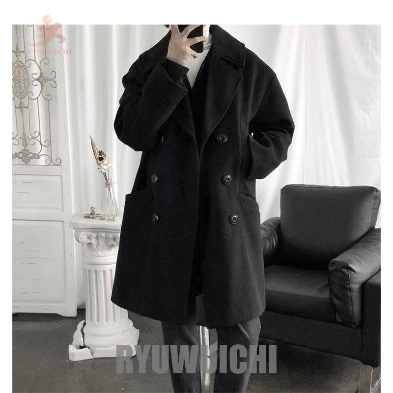 日本限定モデル ロングコート ラシャコート チェスターコート メンズコート ジャケット カジュアル トレンチコート 冬 秋 おしゃれ 通学 通勤 長袖 無地 紳士服 アウター チェスターコート サイズ Xl