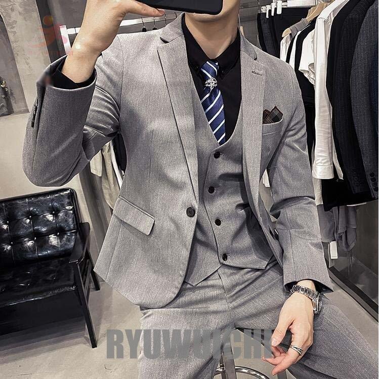 LANVIN ダブルセットアップスーツ フォーマル ダークグレー/EZ184 LANVIN ダブルセットアップスーツ フォーマル ダークグレー/EZ184 名門