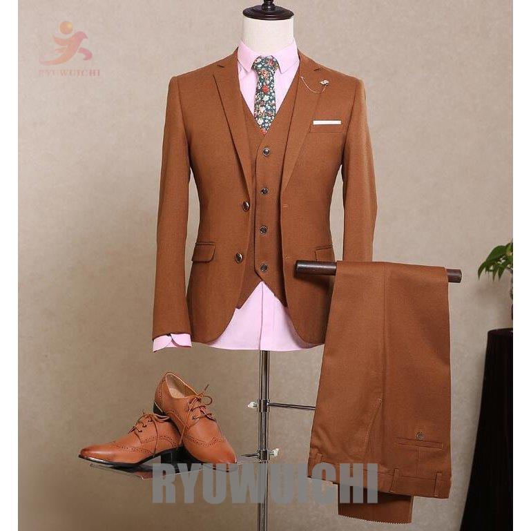 でおすすめアイテム 二つボタンスーツ ジャケット パンツ ベストフォーマル 3ピーススーツ 紳士用スリムメンズ 結婚式ol通勤50代30代40代 リクルートスーツ カジュアルスーツ サイズ M