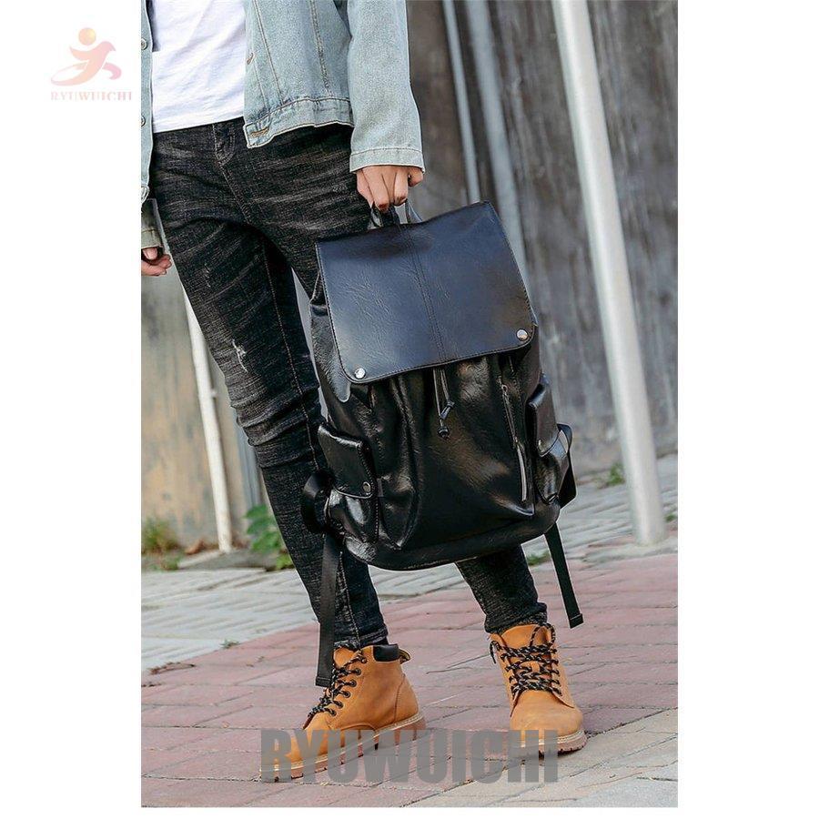 メンズ リュックサック Puレザー リュックバッグ 鞄 リュック 大人リュック おしゃれ 代 30代 40代 旅行 Pcバッグ 中学生 高校生 アウトドア かばん 大容量 Ry16 Fastnkxg1954 龍一ストア 通販 Yahoo ショッピング