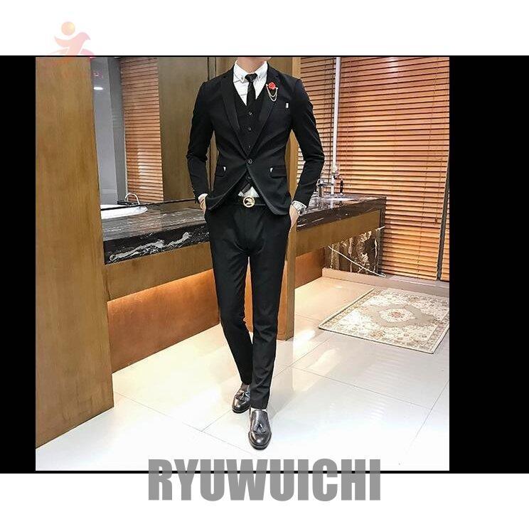 114円 ブランドのギフト メンズスーツ 3点セット ジャケット ズボン ベスト レギュラー 紳士服 ビジネス お洒落 細身 宴会 通勤 入学式 卒業式 面接 披露宴 結婚式