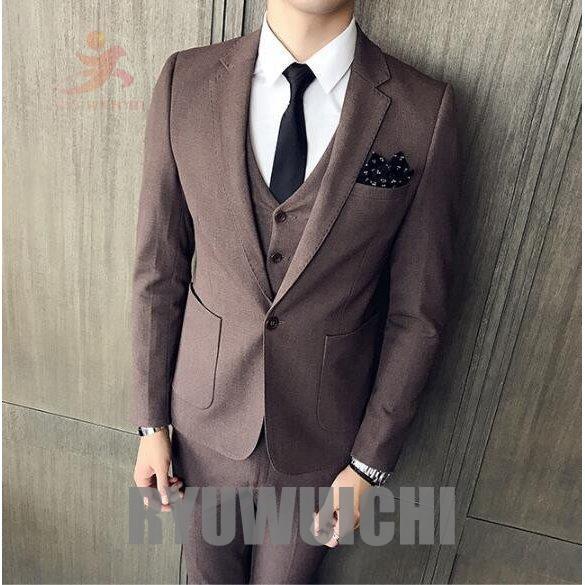 卒業式 就活 通勤 フォーマル ビジネススーツ 男性用スーツ 紳士服 3ピーススーツ カジュアル メンズスーツ セット 韓国風 学生 結婚式 成人式 パンツスーツ Ry16 Fastnkxg231 龍一ストア 通販 Yahoo ショッピング