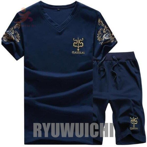 メンズ セットアップ ジャージ 半袖 Tシャツ ショートパンツ 夏 2点セット ルームウェア スポーツ おしゃれ 普通着 代30代40代 学生 運動服 トレーニング 新到着