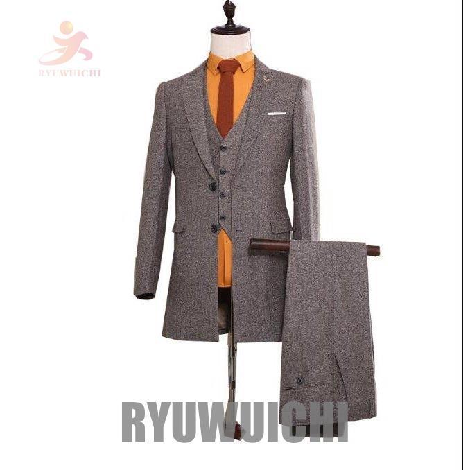 3ピーススーツ ビジネススーツ メンズ スーツ カジュアルスーツ 3点セット ジャケット パンツ ベスト ロングラシャコート 紳士服 通勤 忘年会 司会 舞台 Jfcnvbhggi メンズファッション Www Elghoniemy Com