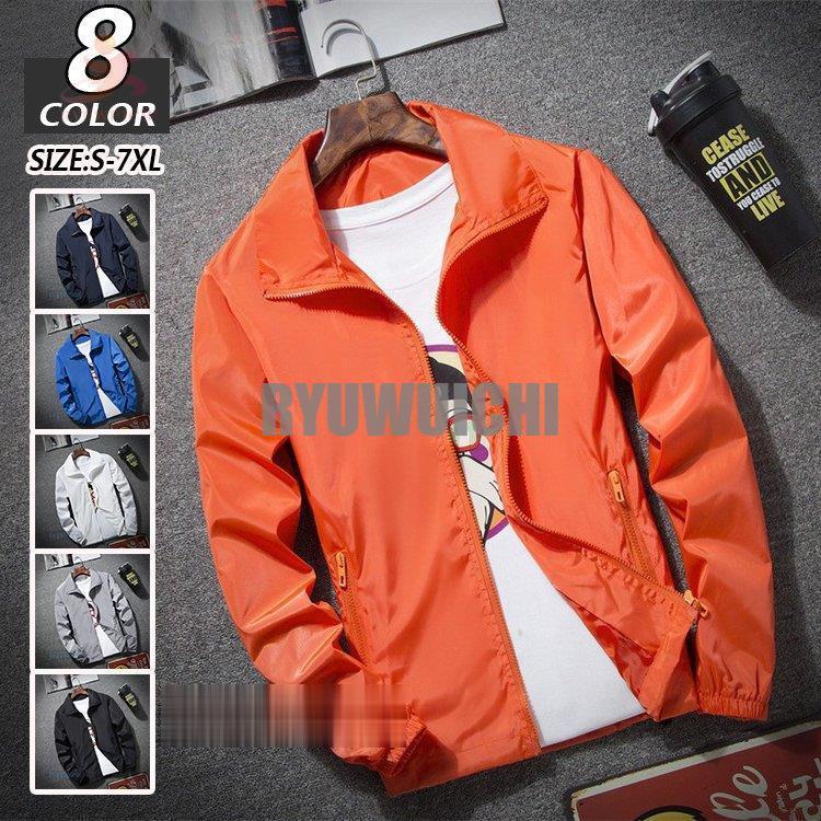 スタジャン メンズ ウィンドブレーカー 無地 ジャケット お洒落 カジュアル 春 アウトドア ブルゾン 撥水加工 春物 大きいサイズ アウター メンズ ファッション Ry1210 Ezjk30 龍一ストア 通販 Yahoo ショッピング