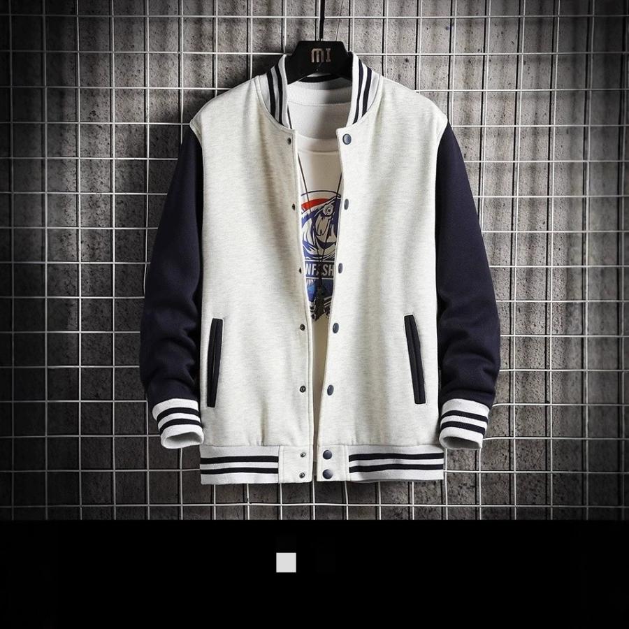 56%OFF】ACE FLAG アウター 長袖 スタジャン ブルゾン レザー