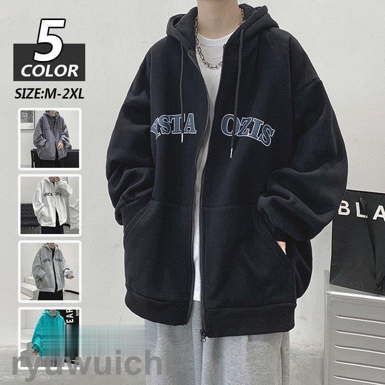 ジップアップパーカー メンズ ジャケット トップス 英文字 ブルゾン かっこいい パーカー ゆったり 長袖 オシャレ フード ファッション スポーツ 秋服 Ry1210 Ezjk696 龍一ストア 通販 Yahoo ショッピング