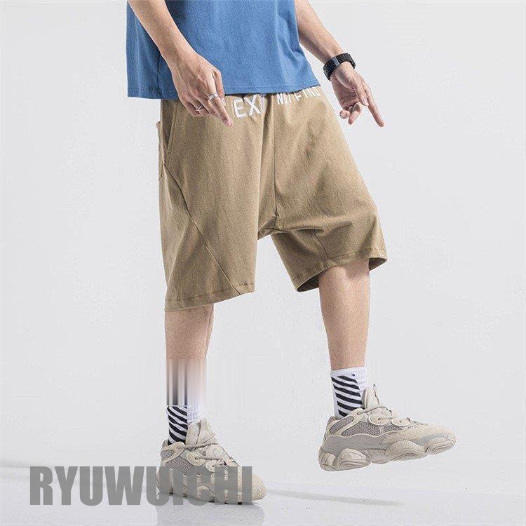 ショートパンツ メンズ サルエルパンツ ワイドパンツ ハロンパンツ 綿100％ ゆったり 大きいサイズ 夏服｜ryuwuichi｜04