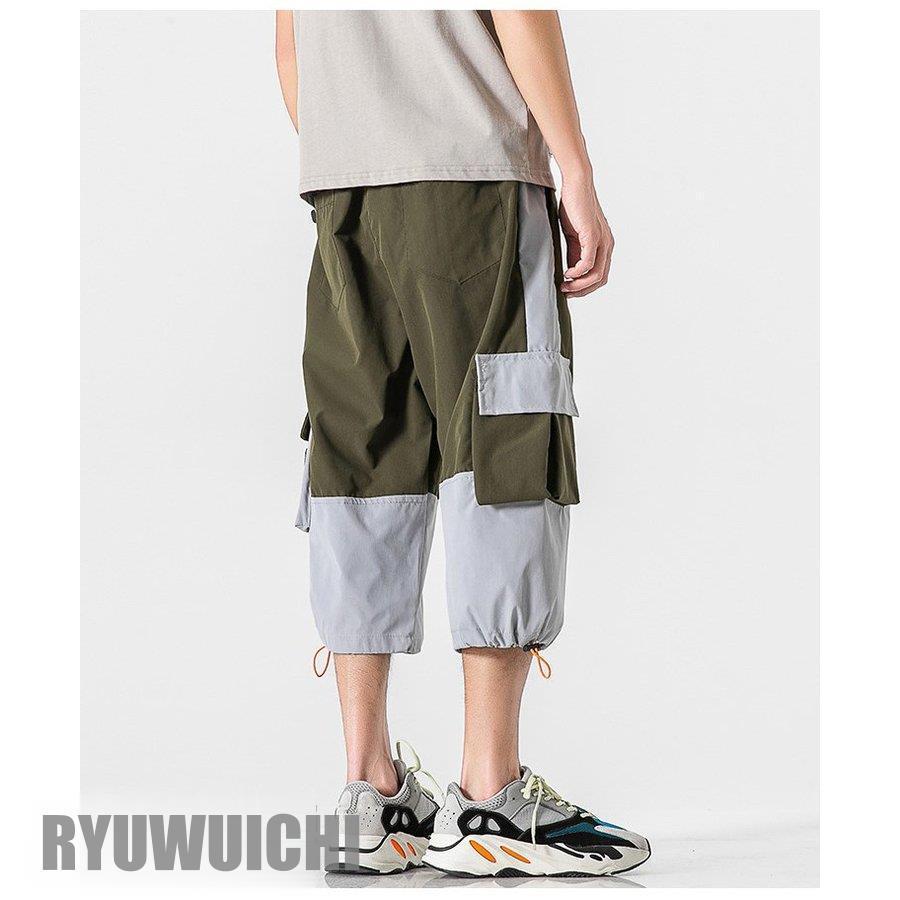 クロップドパンツ メンズ カーゴパンツ 七分丈パンツ 海パン クロップドパンツ メンズ カーゴパンツ 七分丈パンツ 海パン