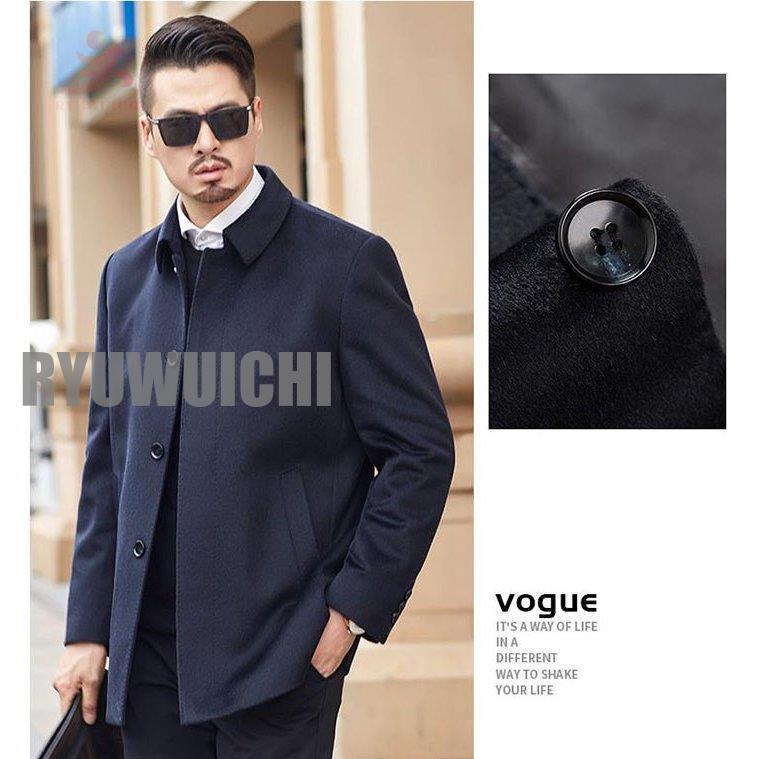 チェスターコート メンズ 大きいサイズ アウター 無地 トレンチコート メンズ ロング丈 通勤 5cm メンズ チェスターコート 大きいサイズ アウター 無地 トレンチコート ロング丈 通勤 2XL 3XL