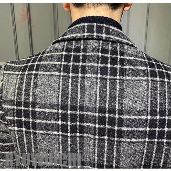 新春SALE！ チェスターコート メンズ 大きいサイズ アウター 無地 トレンチコート メンズ ロング丈 通勤 【2297526785】(13572円)