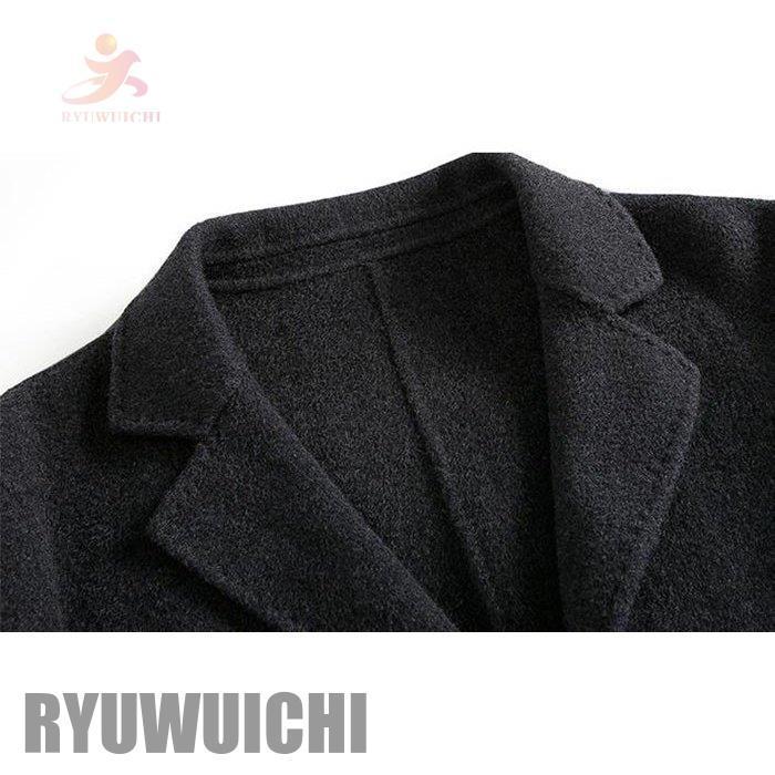 チェスターコート メンズ 大きいサイズ アウター 無地 トレンチコート メンズ ロング丈 通勤 メンズ チェスターコート 大きいサイズ アウター 無地 トレンチコート ロング丈 通勤 13cm 5cm