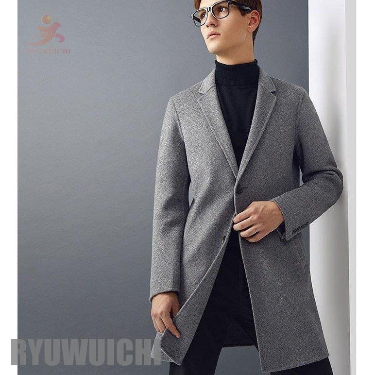 チェスターコート メンズ 大きいサイズ アウター 無地 トレンチコート メンズ ロング丈 通勤 メンズ チェスターコート 大きいサイズ アウター 無地 トレンチコート ロング丈 通勤 3cm 6cm