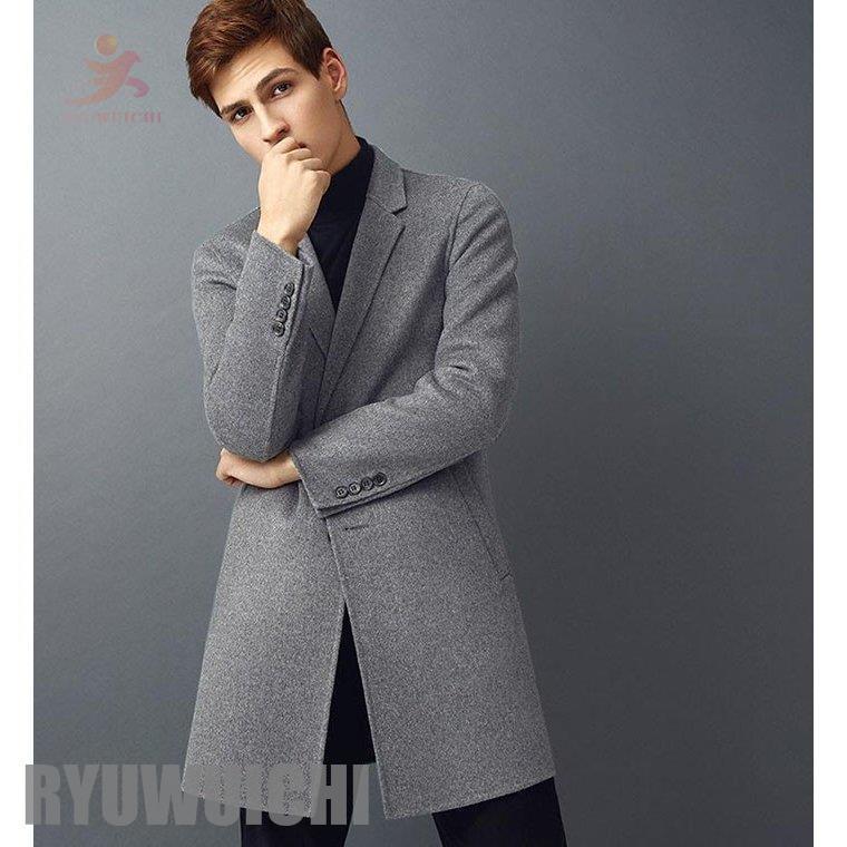 チェスターコート メンズ 大きいサイズ アウター 無地 トレンチコート メンズ ロング丈 通勤 メンズ チェスターコート 大きいサイズ アウター 無地 トレンチコート ロング丈 通勤 3cm 6cm