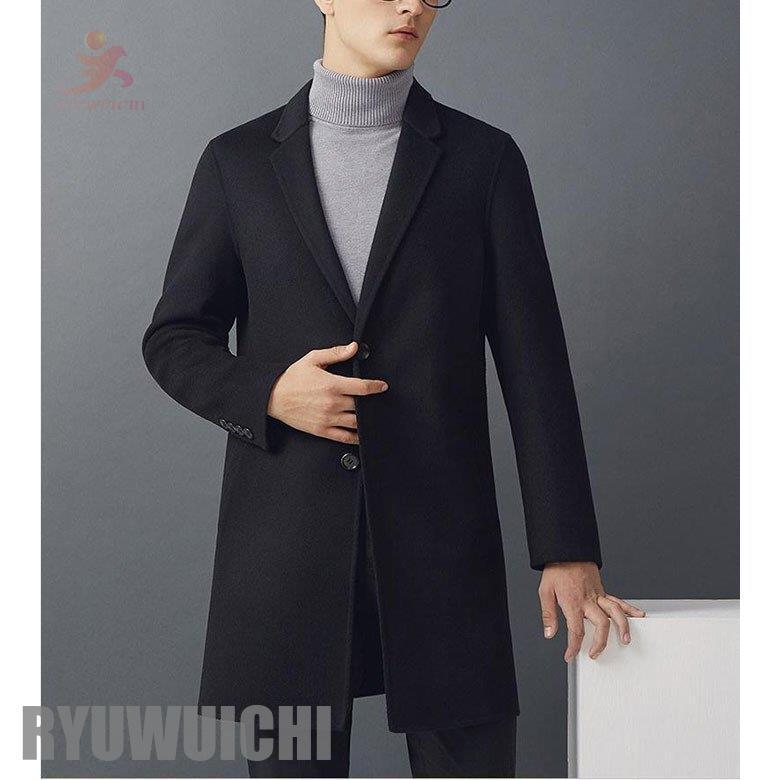 チェスターコート メンズ 大きいサイズ アウター 無地 トレンチコート メンズ ロング丈 通勤 メンズ チェスターコート 大きいサイズ アウター 無地 トレンチコート ロング丈 通勤 3cm 6cm