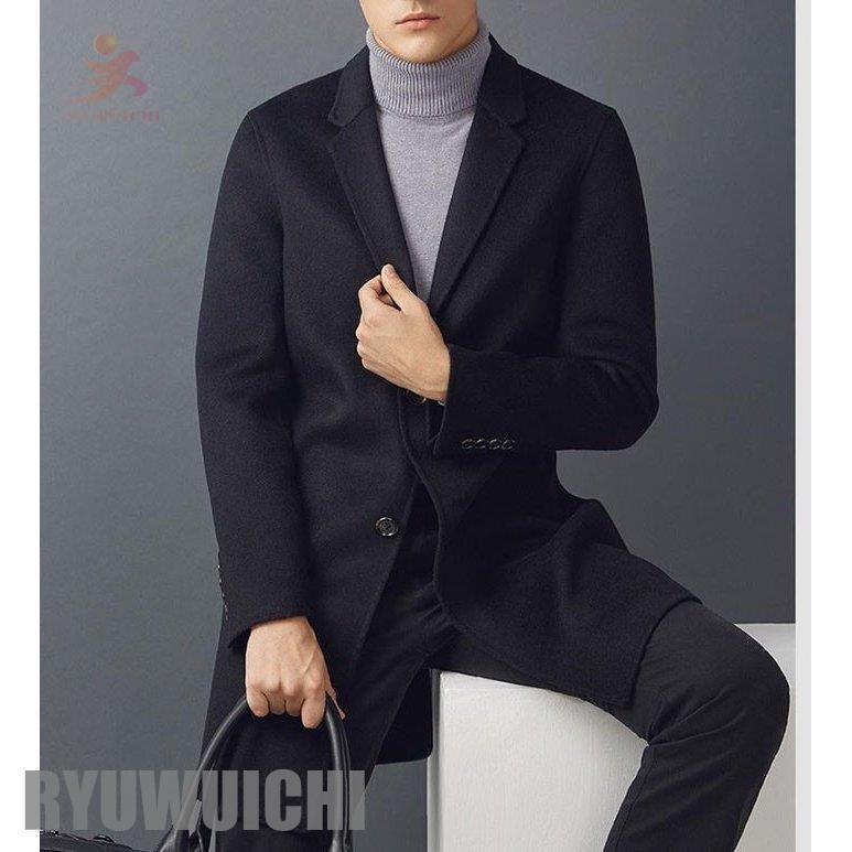 チェスターコート メンズ 大きいサイズ アウター 無地 トレンチコート メンズ ロング丈 通勤 メンズ チェスターコート 大きいサイズ アウター 無地 トレンチコート ロング丈 通勤 3cm 6cm