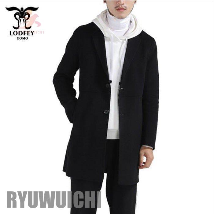 チェスターコート メンズ 大きいサイズ アウター 無地 トレンチコート メンズ ロング丈 通勤