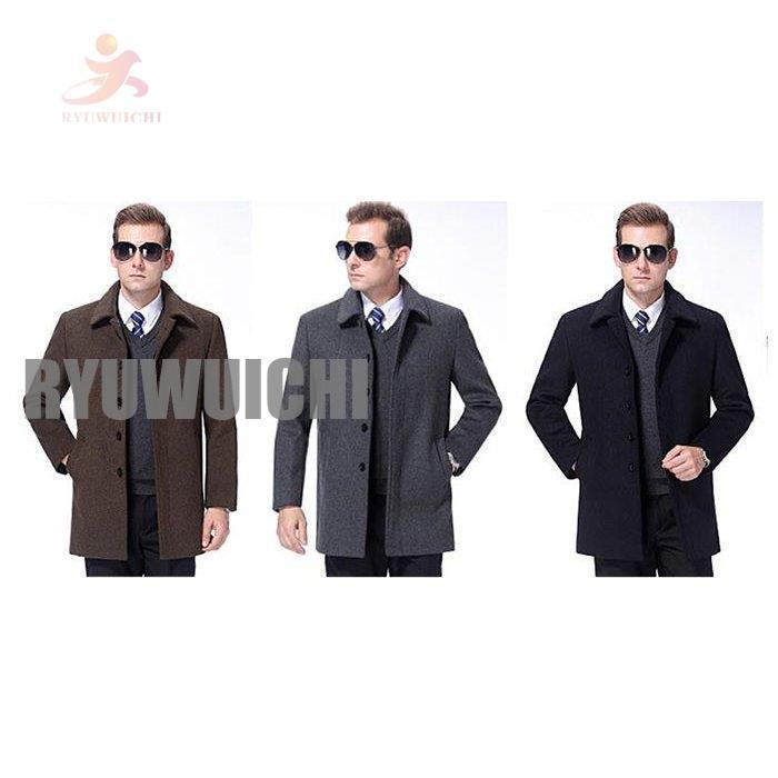 チェスターコート メンズ 大きいサイズ アウター 無地 トレンチコート メンズ ロング丈 通勤 メンズ チェスターコート 大きいサイズ アウター 裏起毛 無地 トレンチコート ロング丈 通勤 グレー ダークベージュ XL 2XL 3XL