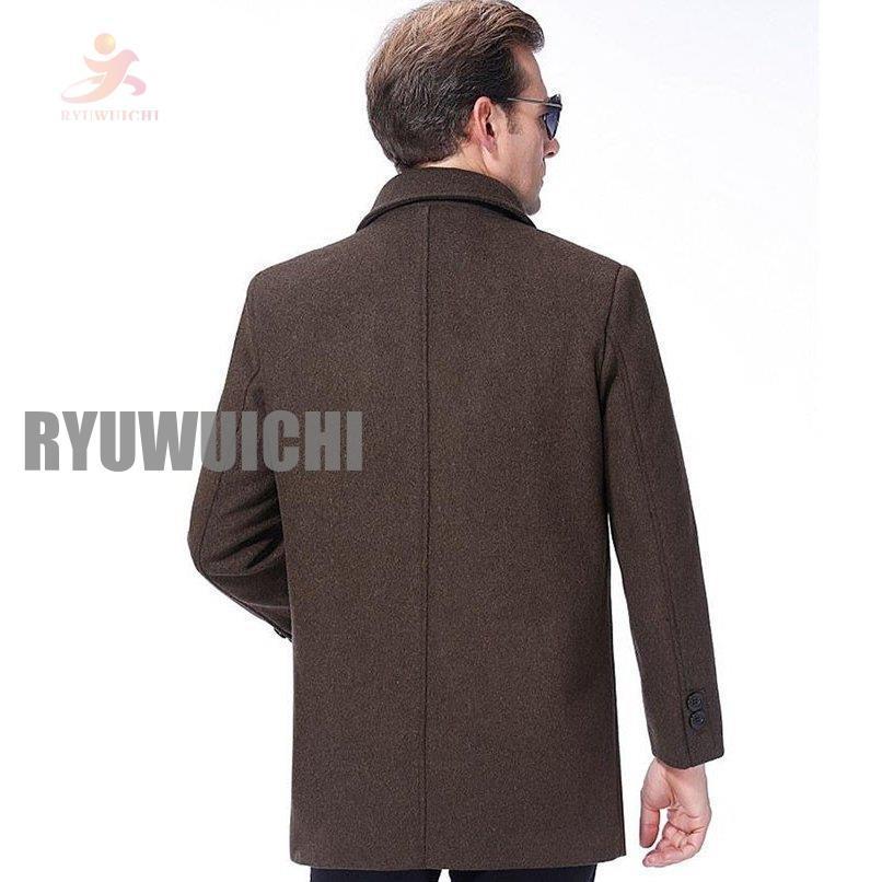 チェスターコート メンズ 大きいサイズ アウター 無地 トレンチコート メンズ ロング丈 通勤 メンズ チェスターコート 大きいサイズ アウター 裏起毛 無地 トレンチコート ロング丈 通勤 グレー ダークベージュ XL 2XL 3XL