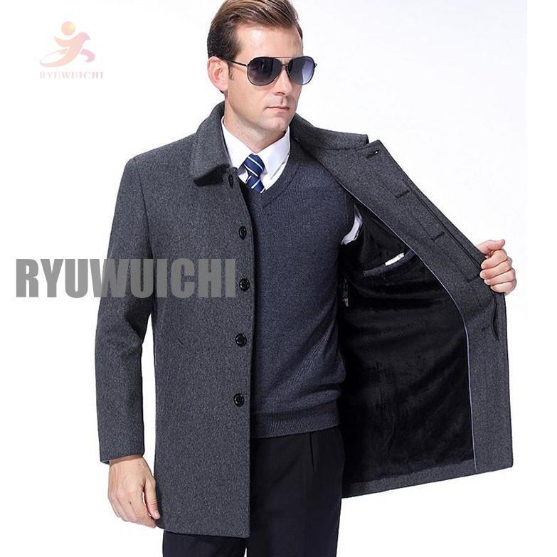 チェスターコート メンズ 大きいサイズ アウター 無地 トレンチコート メンズ ロング丈 通勤 メンズ チェスターコート 大きいサイズ アウター 裏起毛 無地 トレンチコート ロング丈 通勤 グレー ダークベージュ XL 2XL 3XL