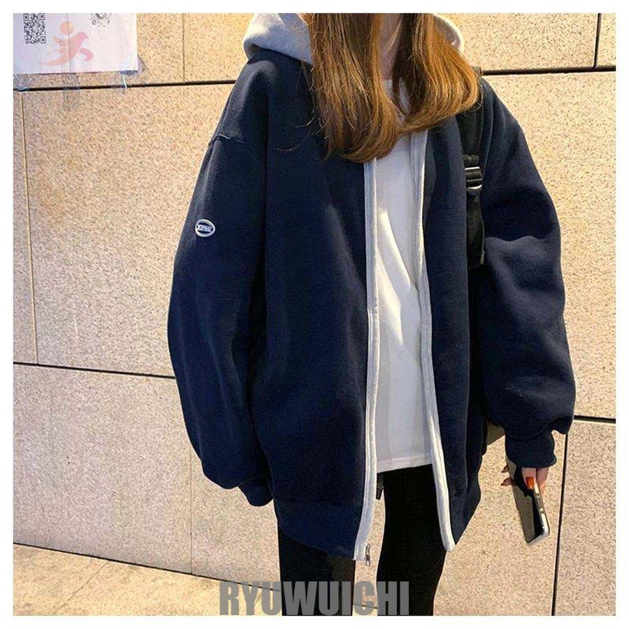 レディース パーカー 韓国 オーバーサイズ 秋冬 冬 大きめ 大きい ビッグ 前開き ゆったり ジップ アウター 上着 長袖 フード カジュアル スポーツ ストリート :ry1222-matzh16:龍一ストア - 通販 - Yahoo!ショッピング レディース パーカー 韓国 オーバーサイズ 秋冬 冬 大きめ 大きい ビッグ 前開き ゆったり ジップ アウター 上着 長袖 フード カジュアル スポーツ ストリート :ry1222-matzh16:龍一ストア - 通販 - Yahoo!ショッピング