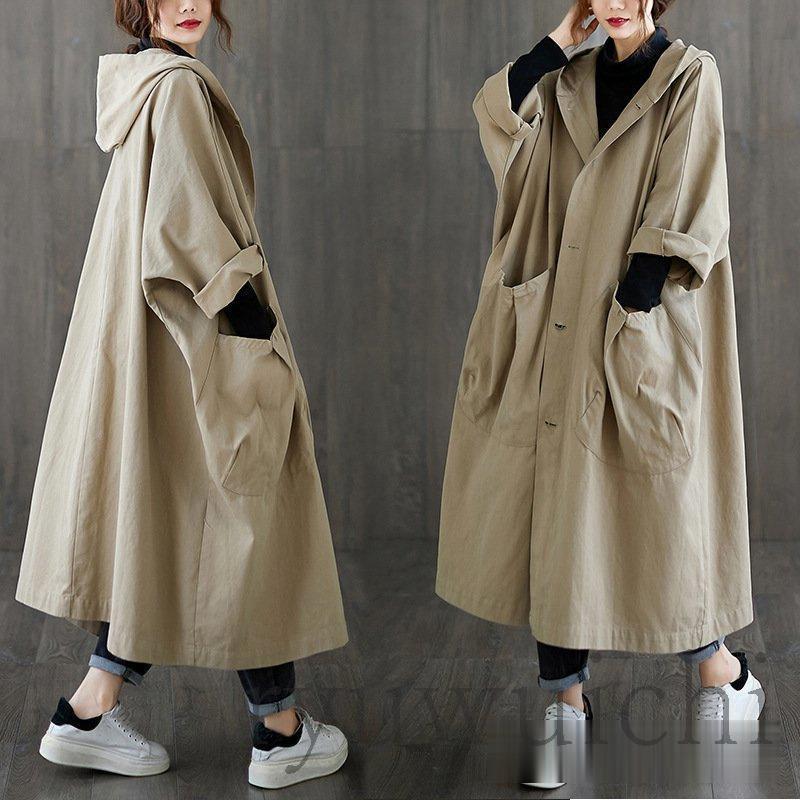 トレンチコート 風レインコート レディース 40代 夏 きれいめ 春 ゆったり 半袖 体型カバー マキシ 50代 30代 着痩せ 韓国風 おしゃれ 新作 | ブランド登録なし
