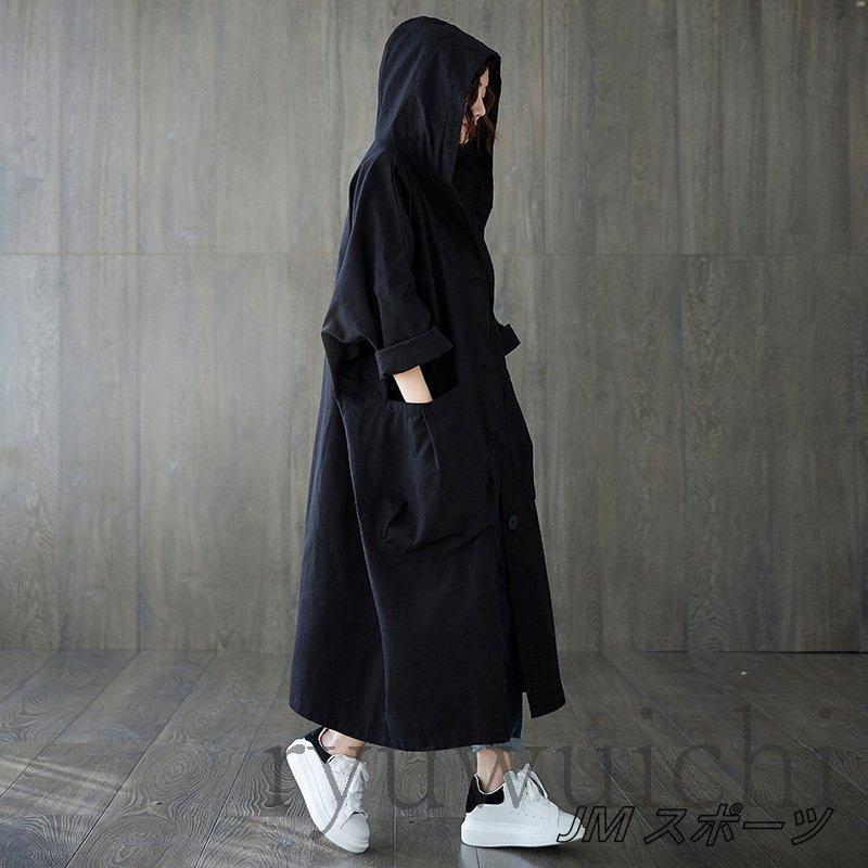 トレンチコート 風レインコート レディース 40代 夏 きれいめ 春 ゆったり 半袖 体型カバー マキシ 50代 30代 着痩せ 韓国風 おしゃれ 新作 | ブランド登録なし | 02