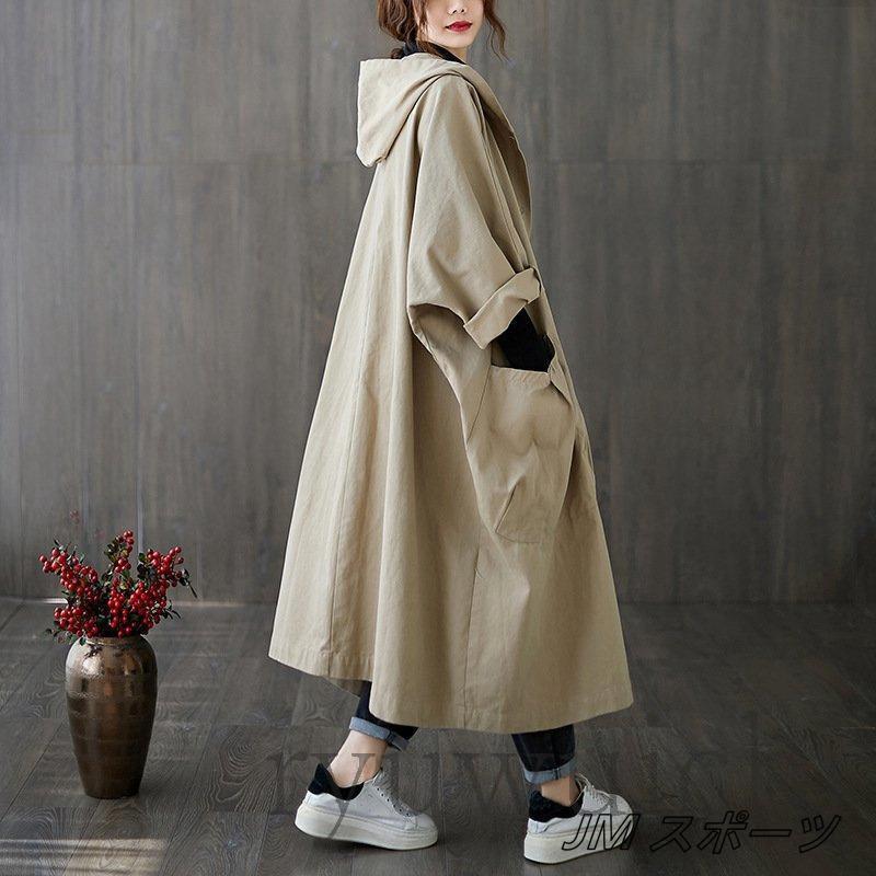 トレンチコート 風レインコート レディース 40代 夏 きれいめ 春 ゆったり 半袖 体型カバー マキシ 50代 30代 着痩せ 韓国風 おしゃれ 新作 | ブランド登録なし | 04