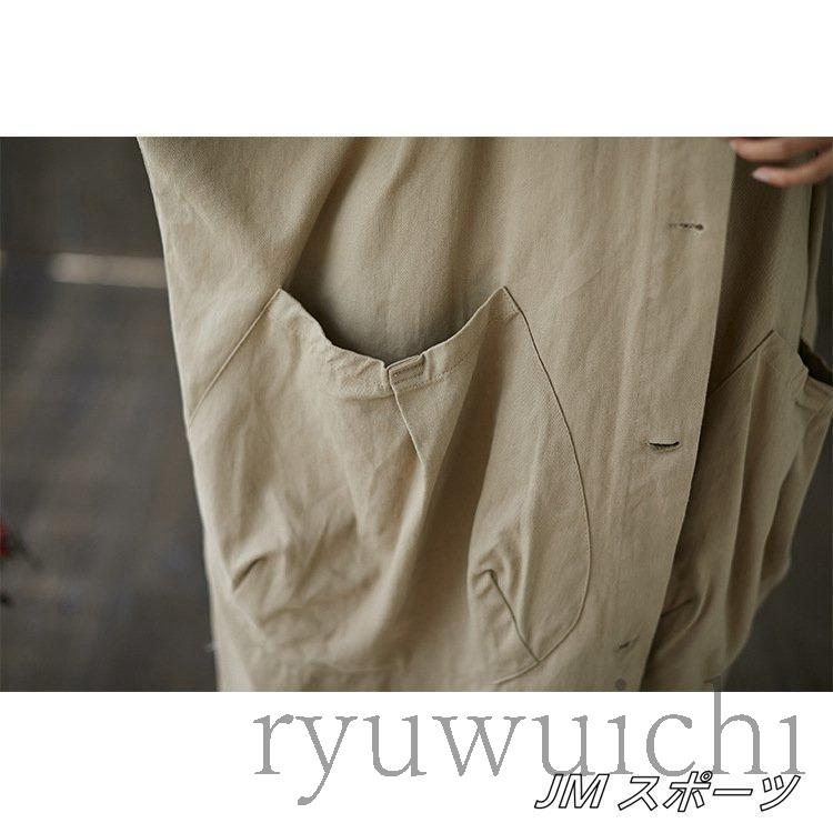 トレンチコート 風レインコート レディース 40代 夏 きれいめ 春 ゆったり 半袖 体型カバー マキシ 50代 30代 着痩せ 韓国風 おしゃれ 新作 | ブランド登録なし | 06