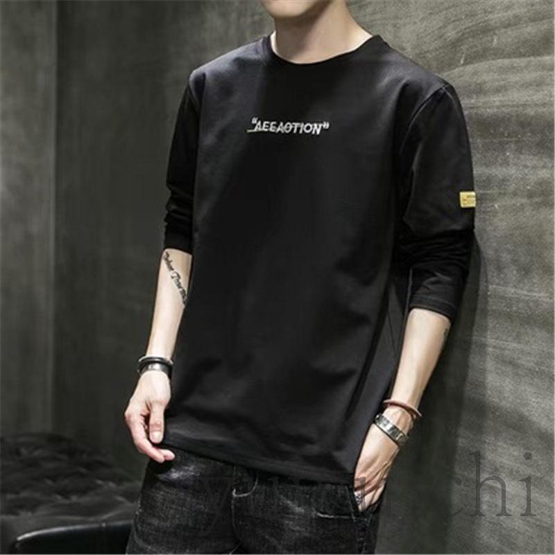 JTQ 無地 シンプル ロンT 黒色 ロンt tシャツ メンズ レディース 無地 長袖 しっかり 厚手 リブ