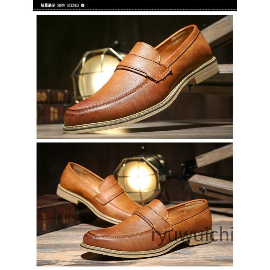 ビジネスシューズ 紳士靴 メンズ ローファー 革靴 レザーシューズ 皮靴 カジュアルシューズ 通勤 春夏 父の日 プレゼント おしゃれ ロー ビジネスシューズ 紳士靴 メンズ ローファー 革靴 レザーシューズ 皮靴