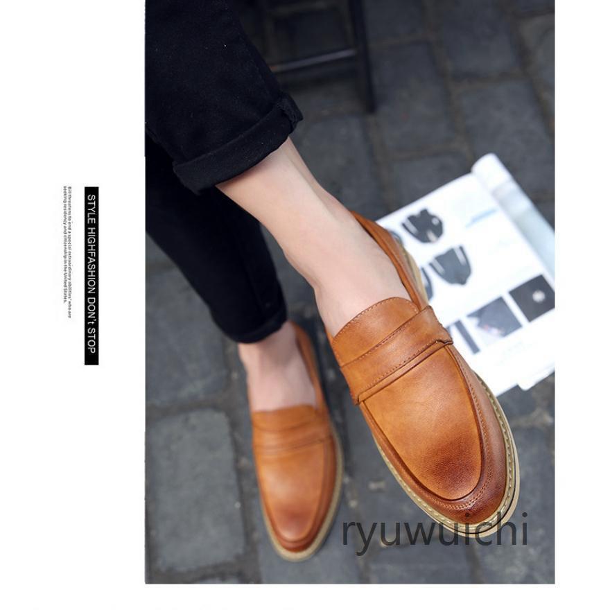 ビジネスシューズ 紳士靴 メンズ ローファー 革靴 レザーシューズ 皮靴