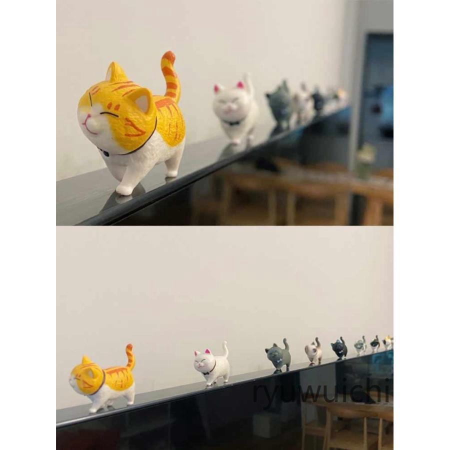 超かわいい 猫の置物 猫グッズ 9個セット 猫柄 縁起 癒し 開運 雑貨