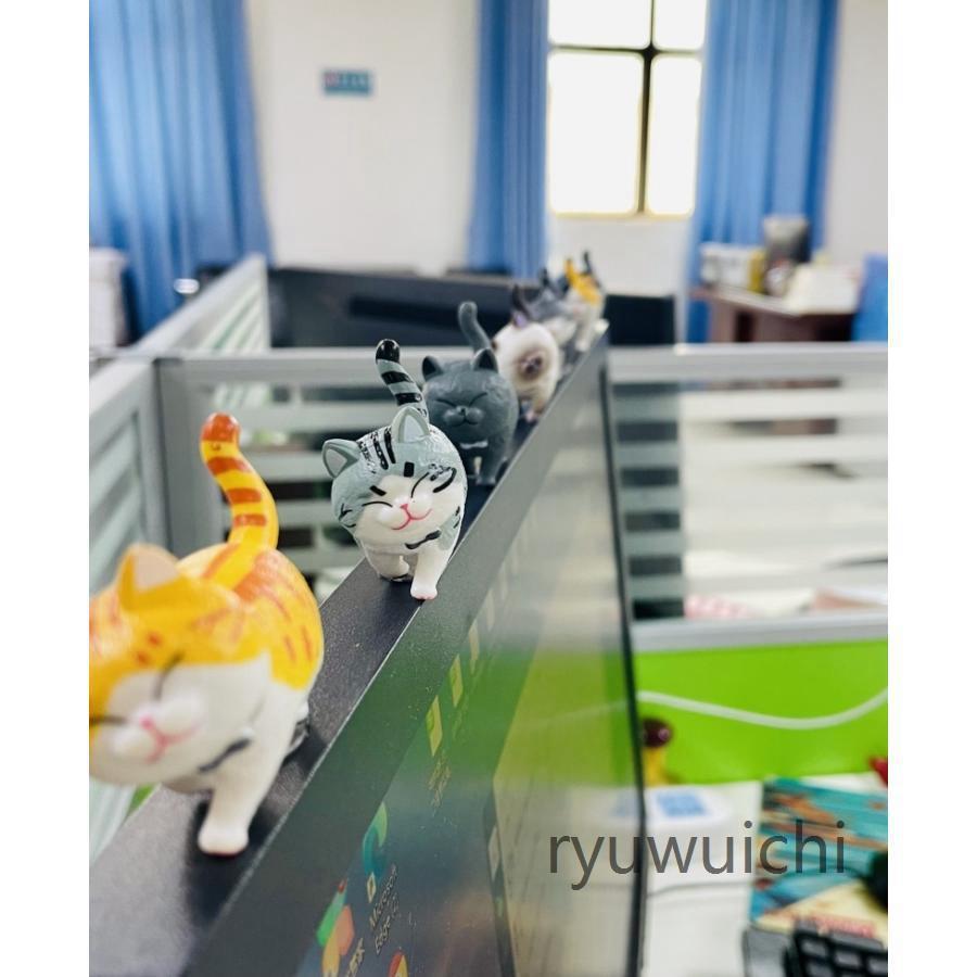 超かわいい 猫の置物 猫グッズ 9個セット 猫柄 縁起 癒し 開運 雑貨