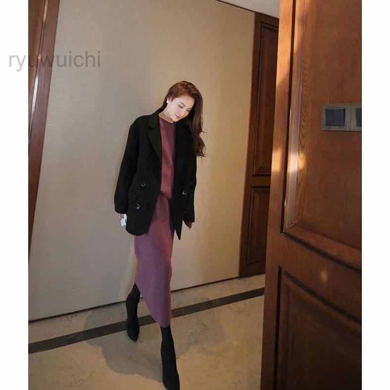 卒業式 服 母 セットアップ レディース ニットセット スカート