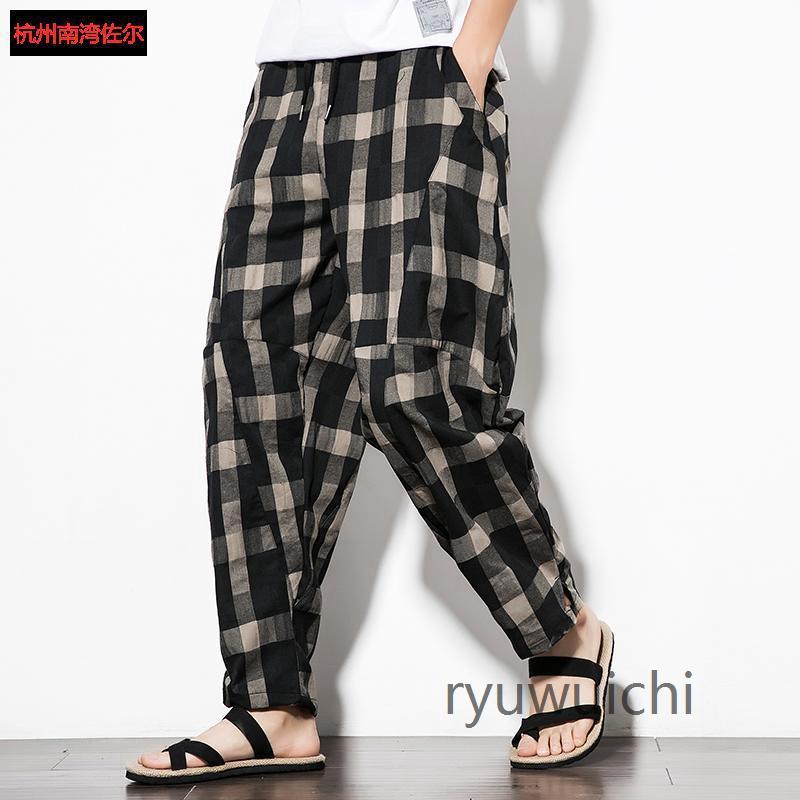 値下げ❗️BEAMS GOLF メンズL黒チェックエンボス クロップドパンツ 82230094803_C_2.jpg