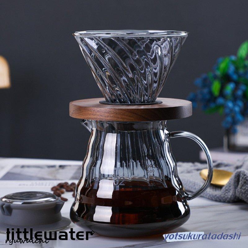 コーヒードリッパー ドリッパー コーヒーサーバードリッパーセット 耐熱ガラス ２?４人分 600ml の商品画像